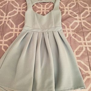 Poof Couture Backless Teal Dress 👗